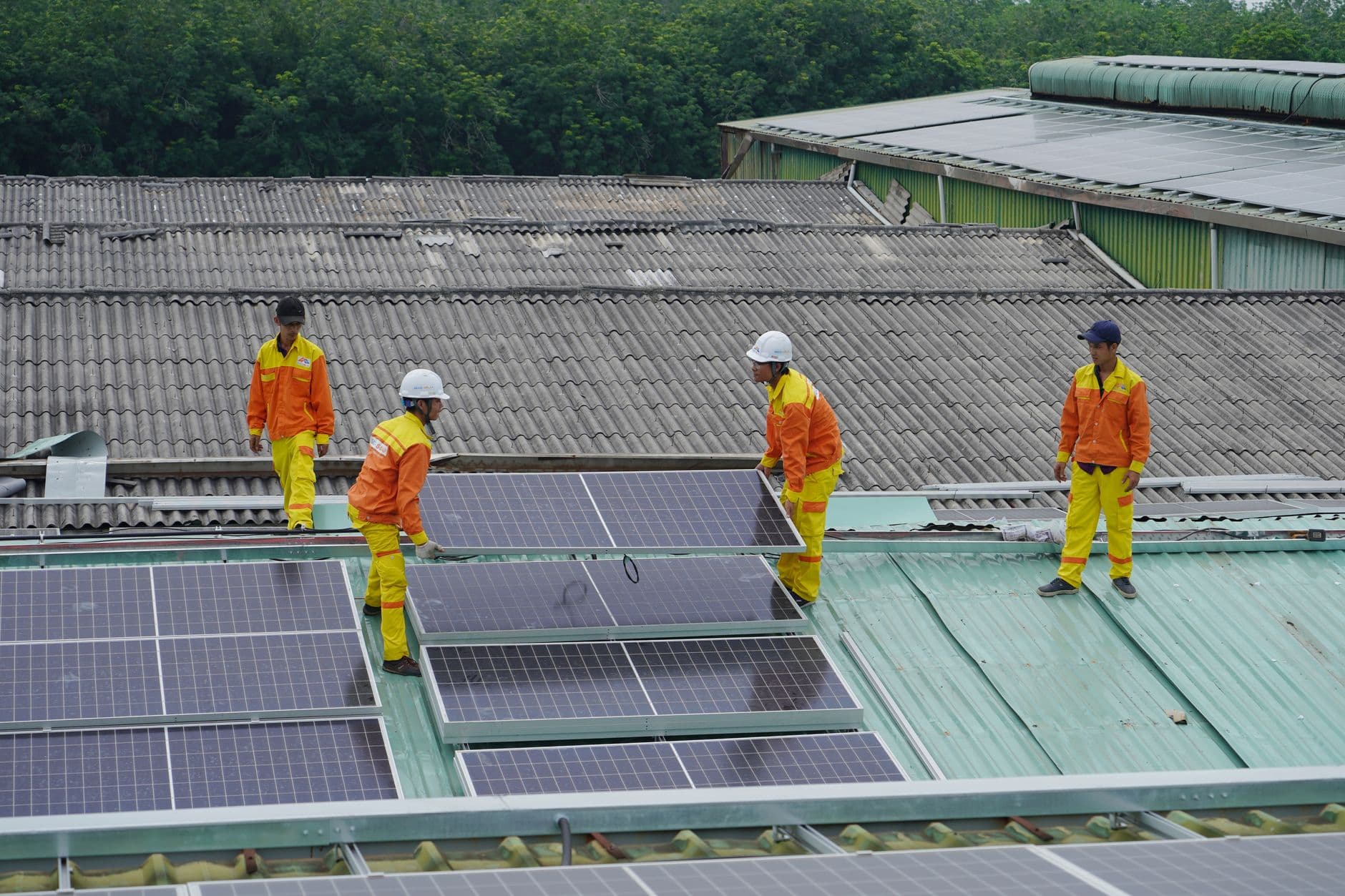 solar panel recycling plant